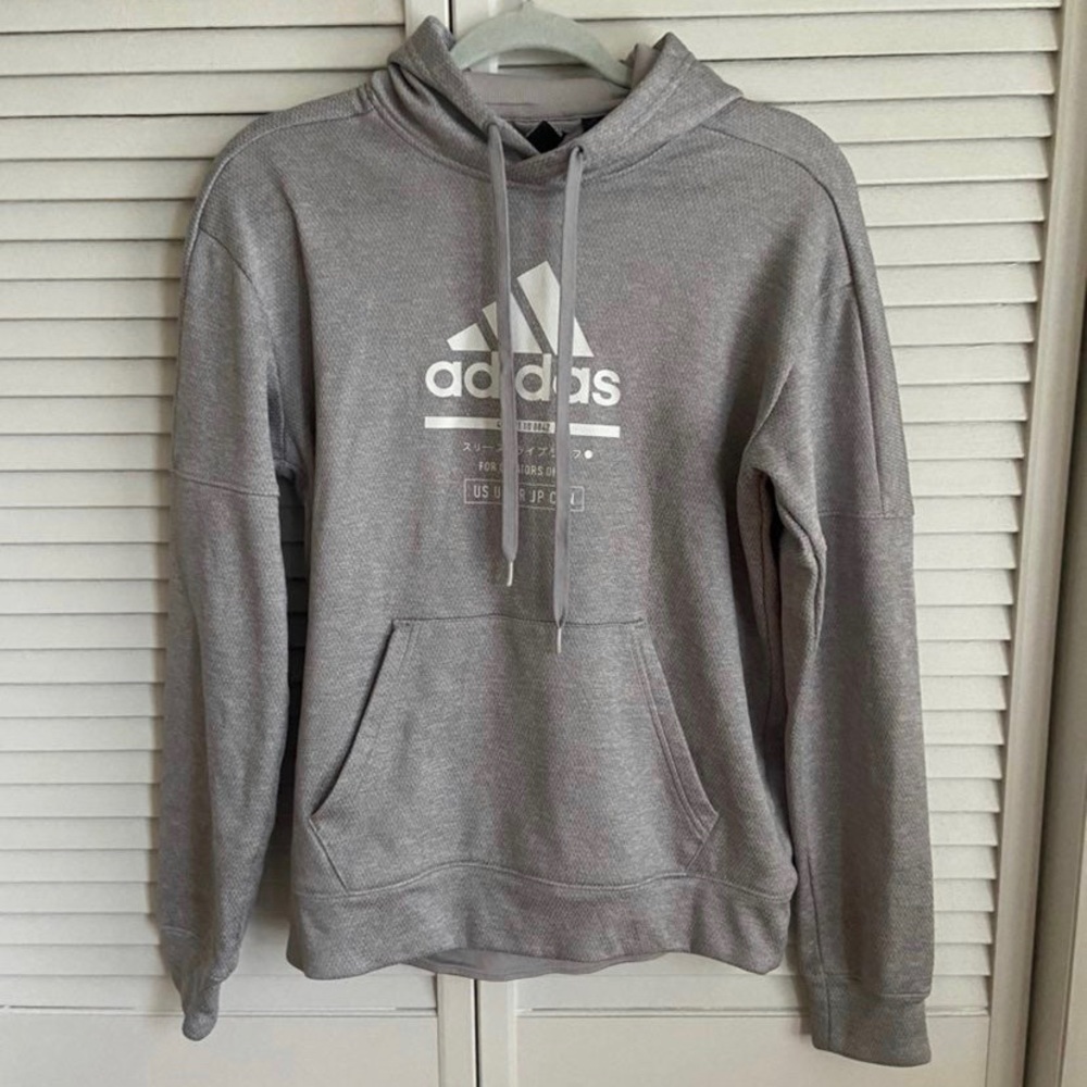 Grey Adidas "Creators Only" Hoodie Sz Sm